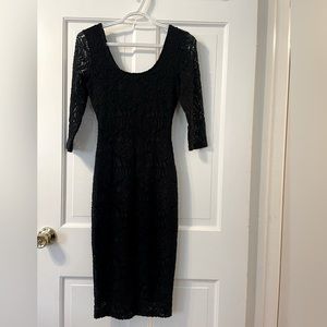 XS Candie’s black lace dress